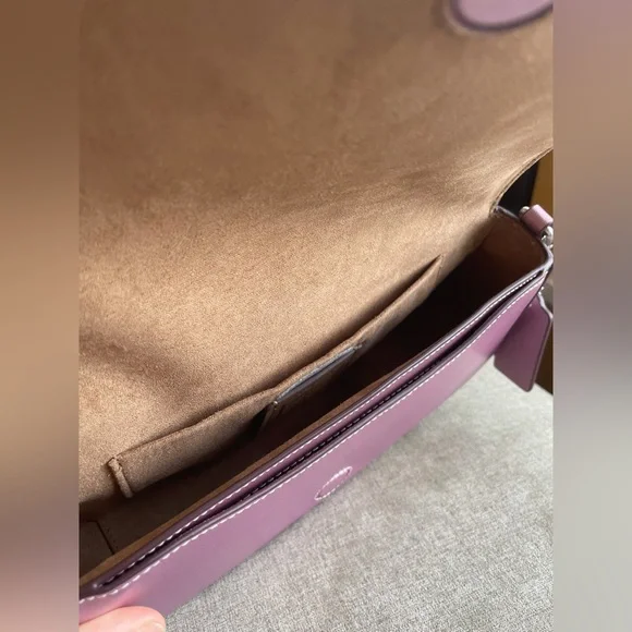 NWT！COACH Andrea Shoulder Bag（COACH CW023）Silver/Metallic-Pink